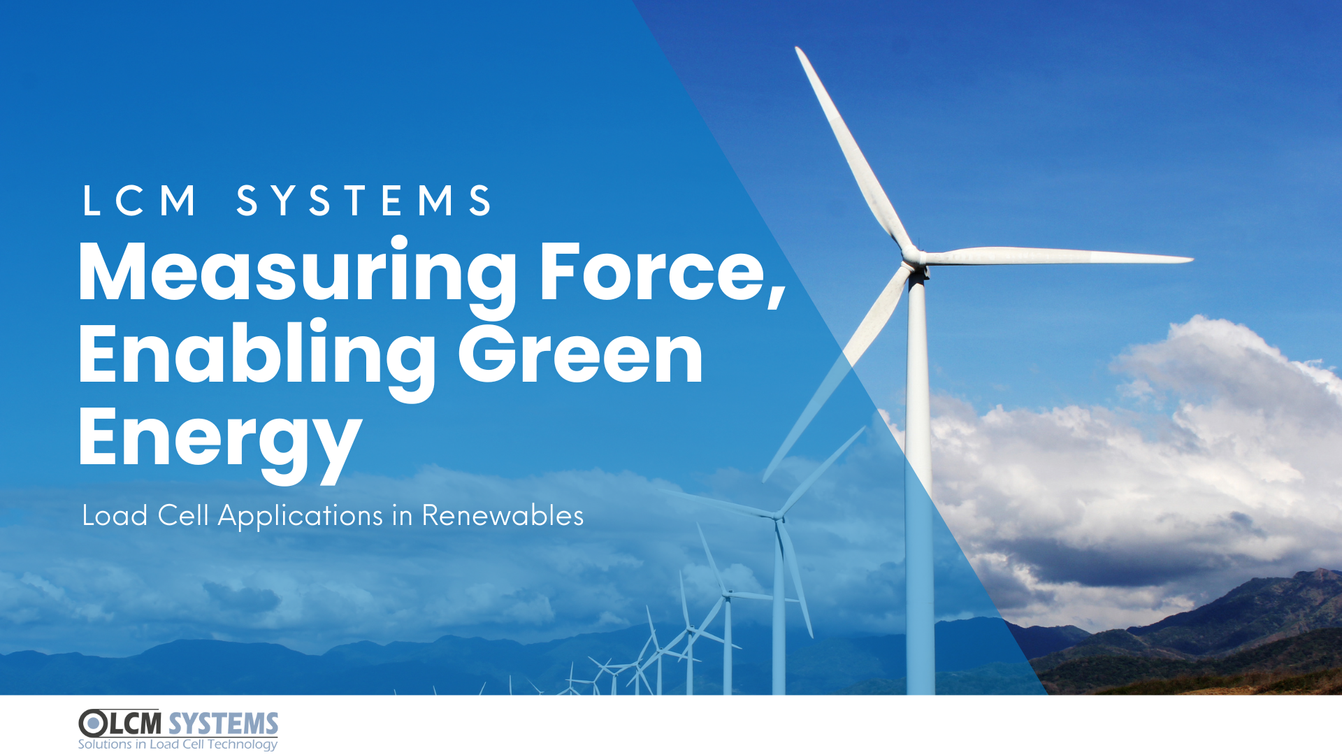 Kraftmessung bei erneuerbaren Energien